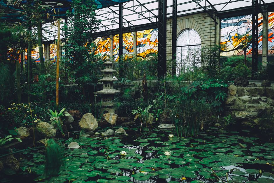 Gezellige zithoek in wintertuin met verwarmd glas.